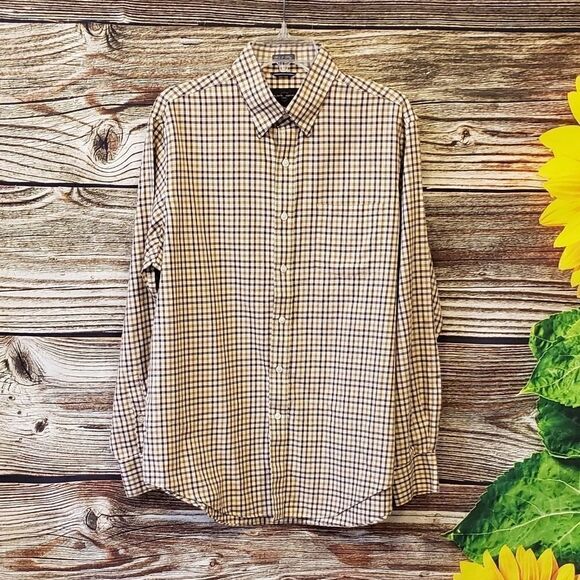 Black & Brown 1826 long Sleeve button down Shirt - Picture 1 of 7